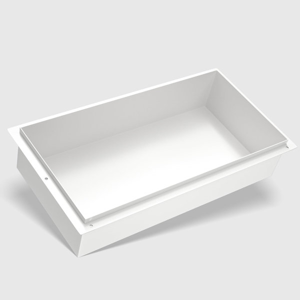 LAKELAND FURNITURE OUTLET, LLC Stainless Steel Shower, 24" X 12" Wayfair